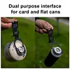 Stainless Steel Gas Canister Hanging Hook with Opener for IGT Camping Table