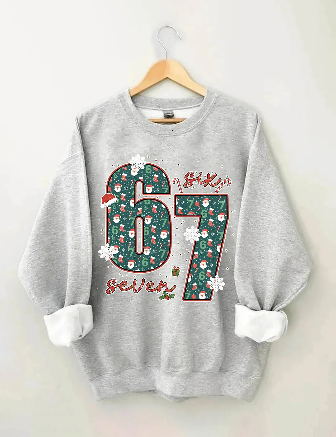 Six Seven Christmas Sweatshirt