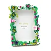 Flower DIY Building Block Photo Frame Kit,Creative Handmade Assembled Photo Frame Handmade Craft Gift Home Tabletop Display Decor