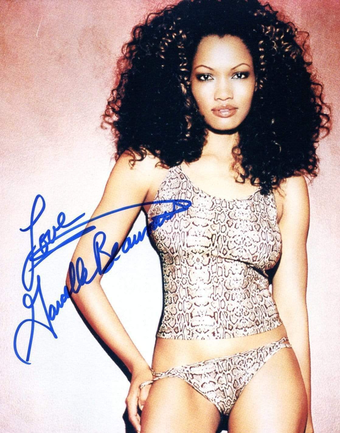 ACTRESS and MODEL Garcelle Beauvais autograph, In-Person signed Photo Poster painting