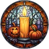 Halloween - 18CT Stamped Cross Stitch 25*25cm/9.84*9.84in