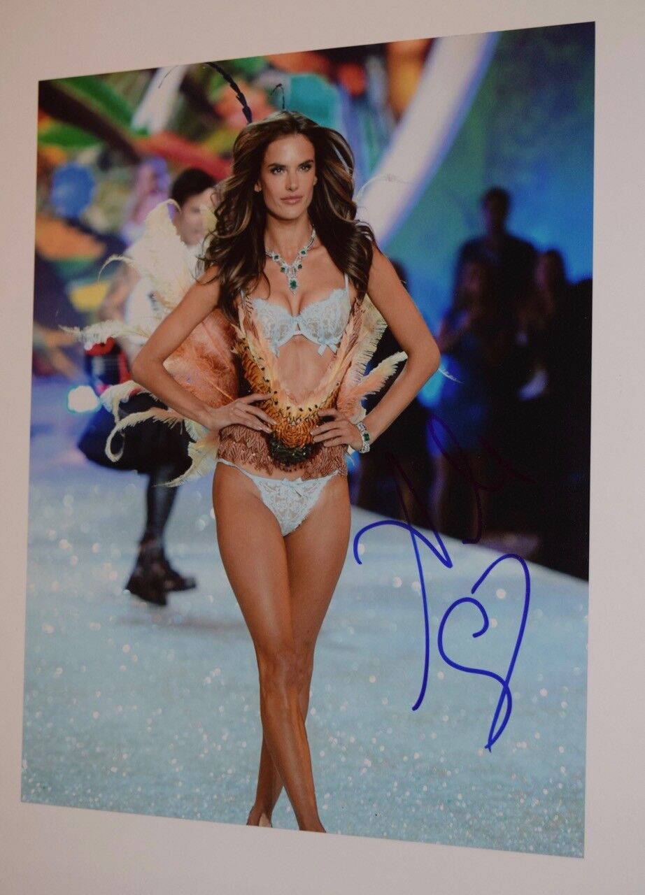 Alessandra Ambrosio Signed Autographed 11x14 Photo Poster painting Model Hot Sexy COA VD