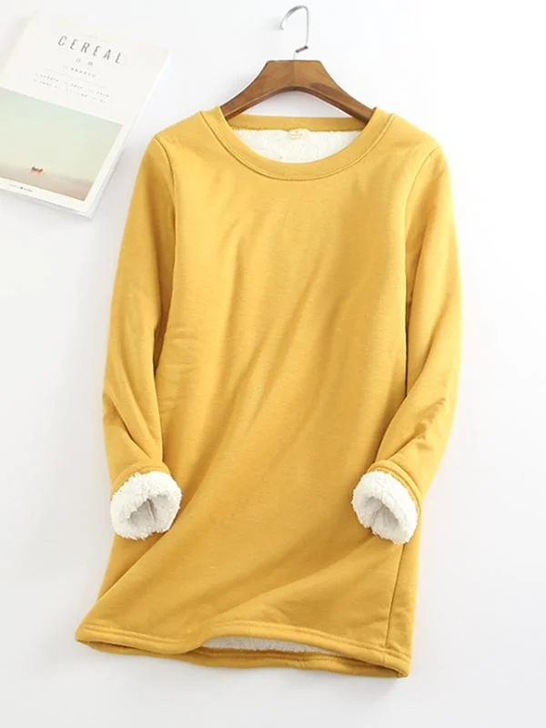 New Casual Cotton Round Neck Solid Sweatshirt & Pants