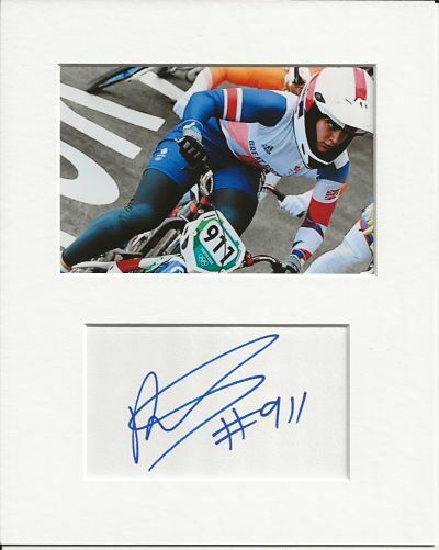 Beth Shriever bmx signed genuine authentic autograph signature and Photo Poster painting AFTAL