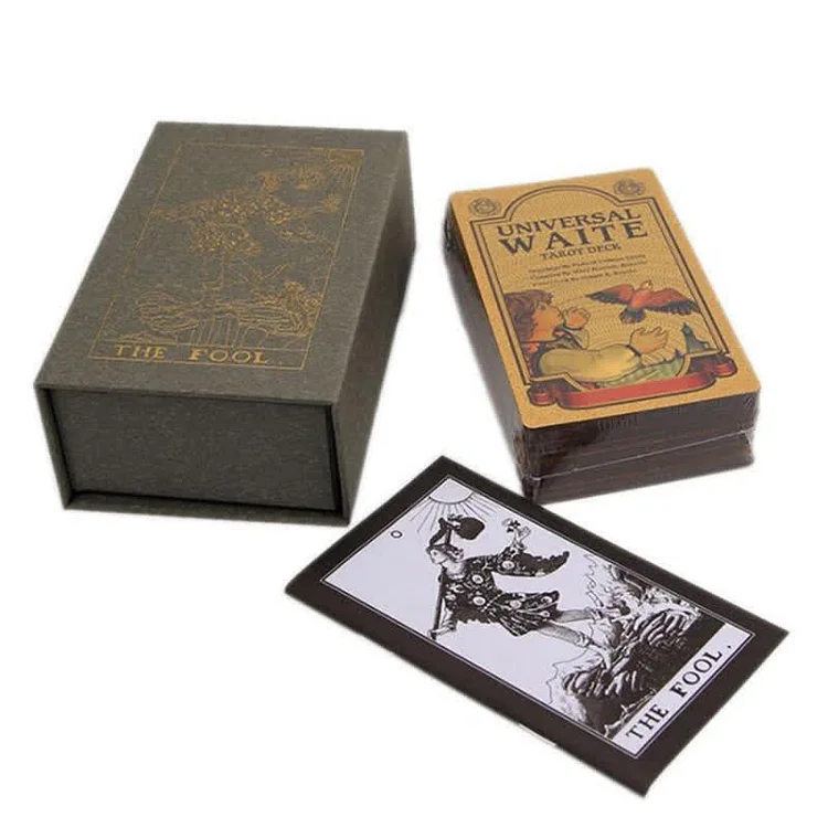 Premium Luxury Holographic Divination Tarot Cards