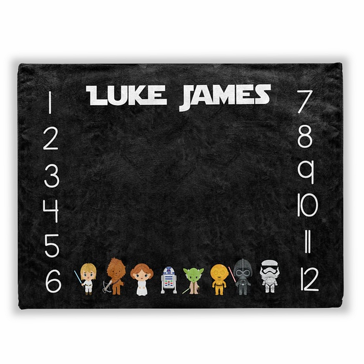 BlanketCute-Personalized Family Blanket with Your Baby Milestone | 04