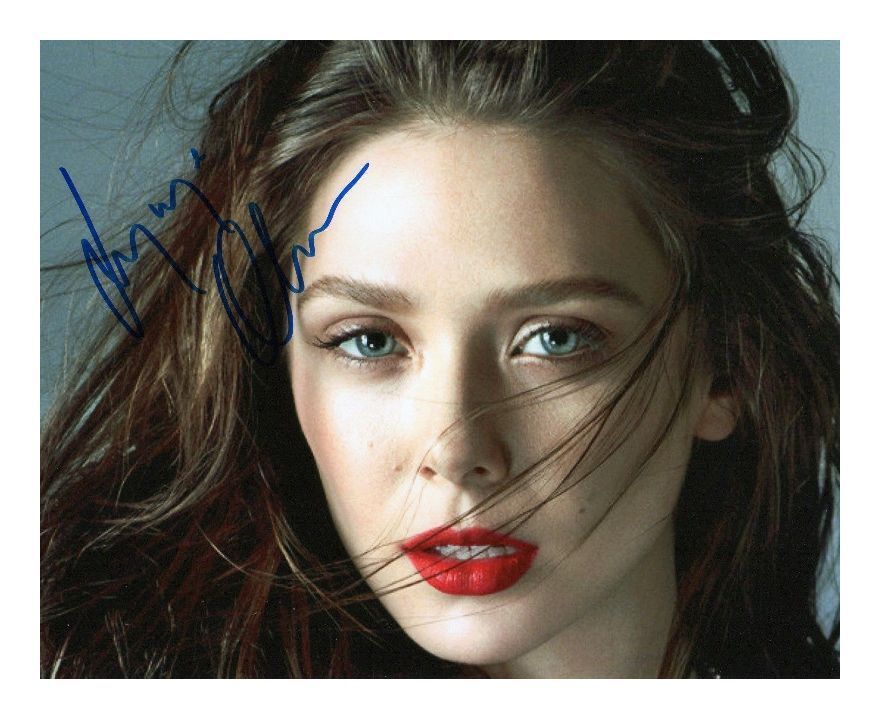 ELIZABETH OLSEN AUTOGRAPHED SIGNED A4 PP POSTER Photo Poster painting PRINT 3