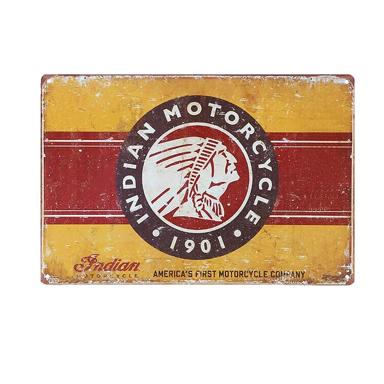 Historic Us Route Motorcycle - Vintage Tin Signs/Wooden Signs - 8*12Inch/12*16Inch