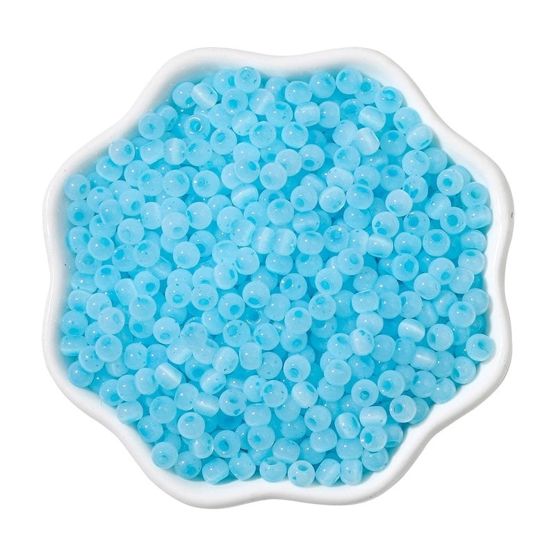 1 Set Diameter 4mm Hole 1~1.9mm Glass Ball Beads