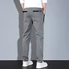 Gioiacombo&trade; Pantaloni casual dritti larghi elasticizzati da uomo