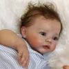 [New] 17'' Truly Lifelike Reborn Baby Girl Brown Eyes Newborn Doll Sudina with Heartbeat💖 & Sound🔊 - RBBI-Myrebornbabydoll&reg; Myrebornbabydoll&reg;
