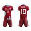 Free Prints Top Men Custom Pink Football Teams Soccer T-shirts Sets Kids Uniformes Shirt De Futbol Soccer Uniforms From China