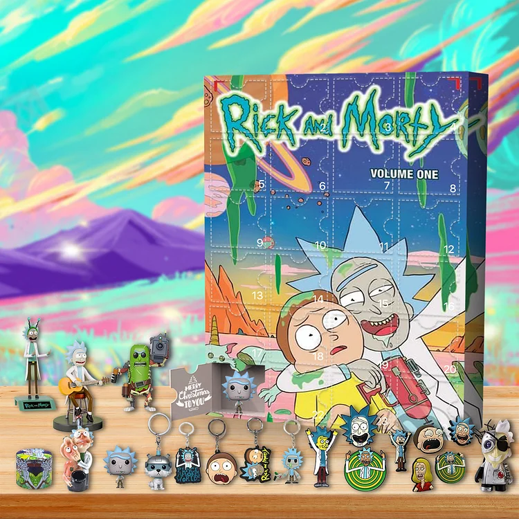 203 Rick and Morty Advent Calendar -- The One With 24 Little Doors