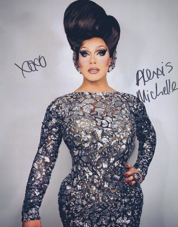 Alexis Michelle (RuPaul's Drag Race) signed 8x10 Photo Poster painting In-person