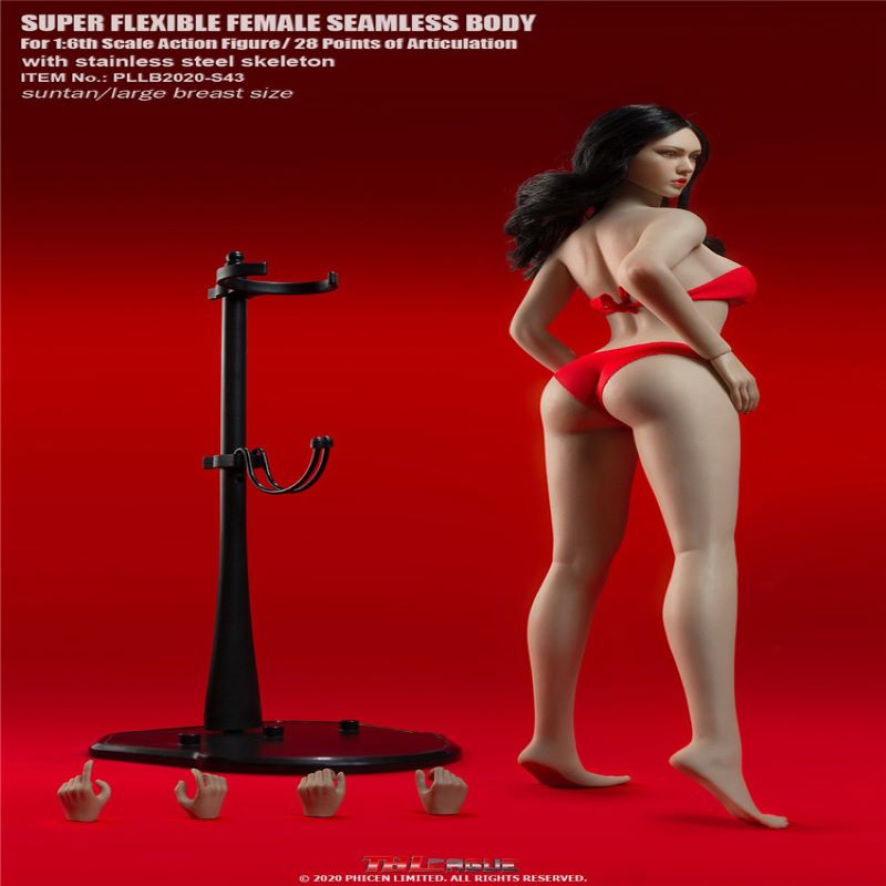 TBLeague PLLB2020-S42A S43A 1/6 Female Rubber Covered Plain Body With Feet-aliexpress