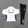 Kids Kit Manchester United  2025-26 White with purple Sports Suit Chandal