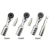 Mini Ratchet Wrench 1/4 Inch Short Ratchet Handle High Quality Socket Tool Torque Ratcheting Wrench for Daily Bicycle Car Repairs