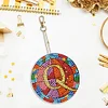 DIY Letter Double Sided Special Shape Diamond Painting Keychain