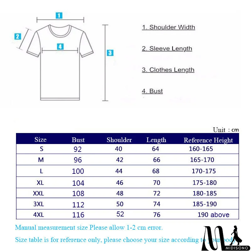 MidiSono - Fashion Print Short-Sleeved T-Shirt Top