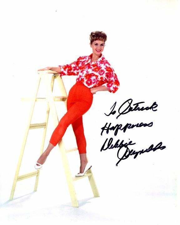 DEBBIE REYNOLDS Autographed Signed Photo Poster paintinggraph - To Patrick