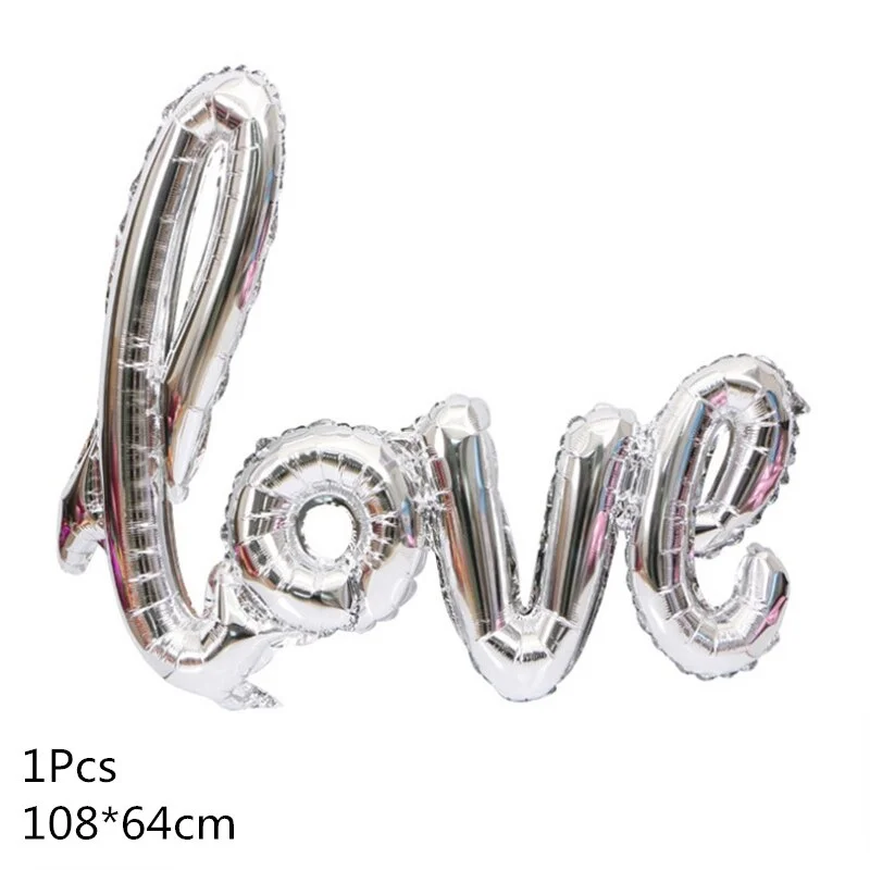 Wedding Balloons Foil Groom Bride Love Balloon for Wedding Decoration Bachelorette Party Valentine's Day Adult Party Supplies