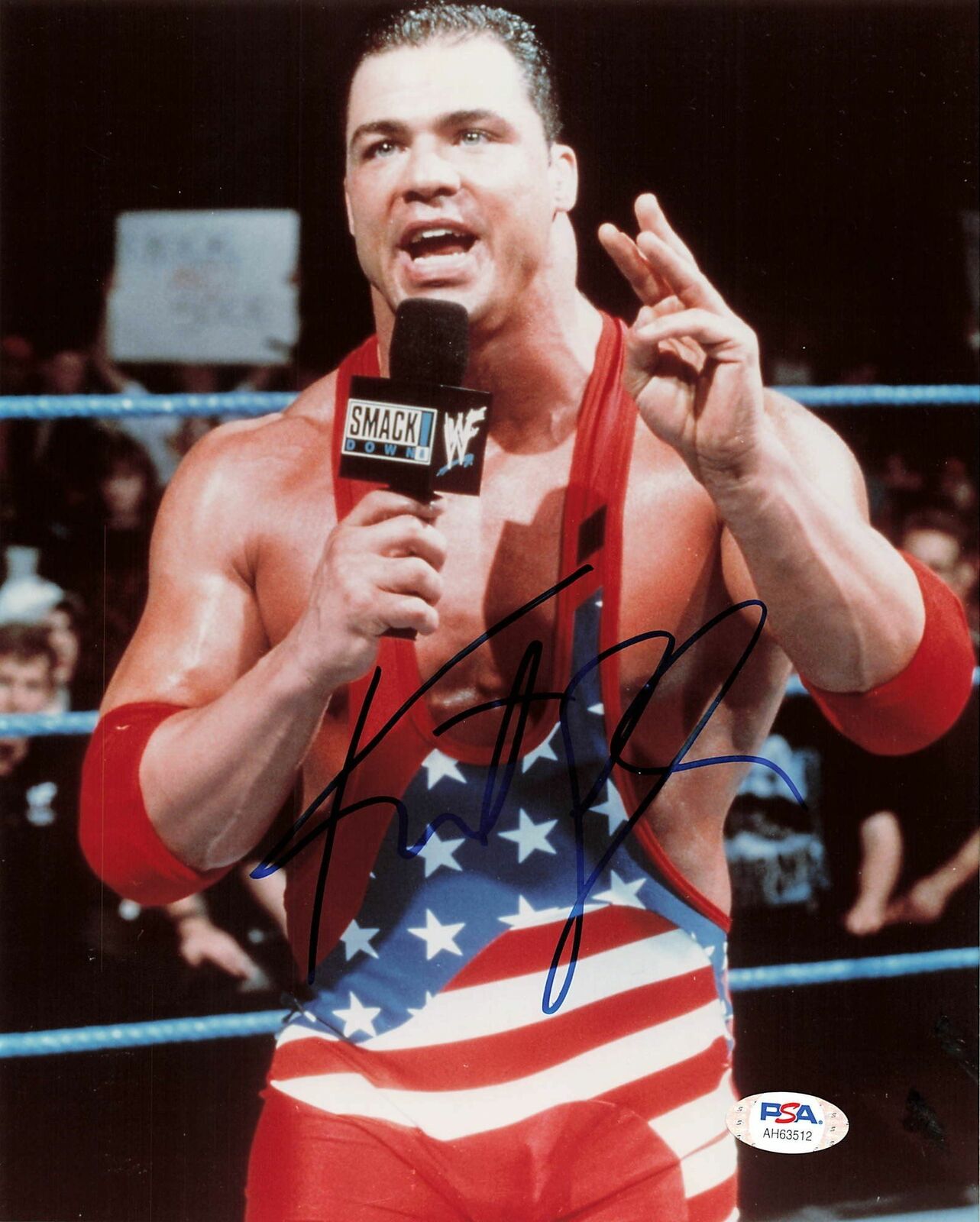 Kurt Angle signed 8x10 Photo Poster painting PSA/DNA COA WWE Autographed Wrestling