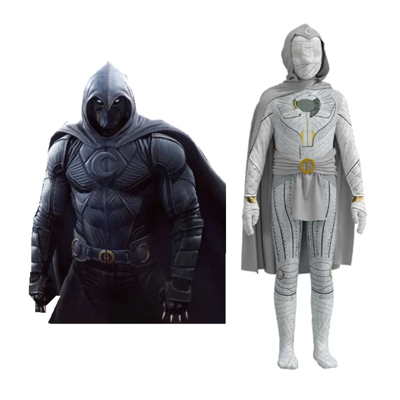 Kids Children Moon Knight Marc Spector Cosplay Costume Jumpsuit Outfits Halloween Carnival Suit