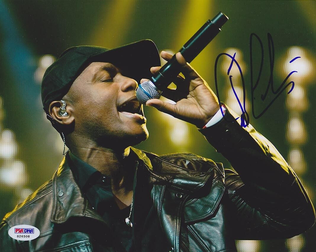 Javier Colon SIGNED 8x10 Photo Poster painting FIRST Winner of The Voice PSA/DNA AUTOGRAPHED