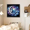 Peinture abstraite au diamant croissant de lune rond drill-30*30cm