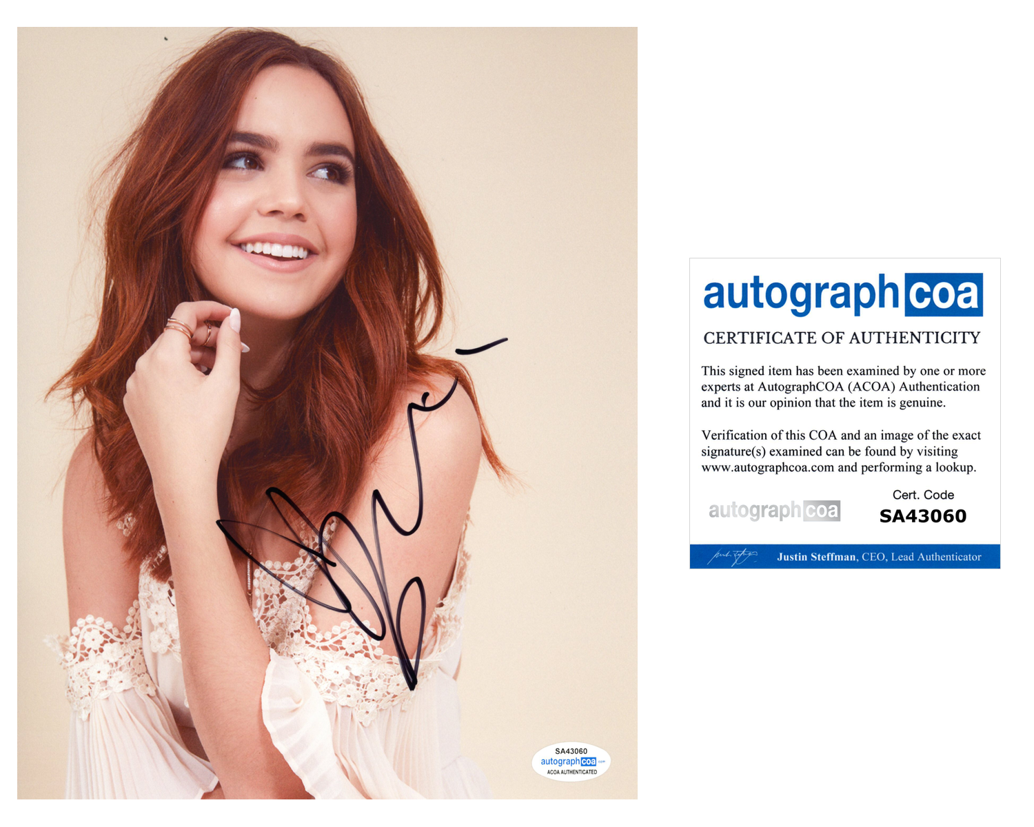 Bailee Madison Signed Autographed 8x10 Photo Poster painting The Fosters Actress ACOA COA