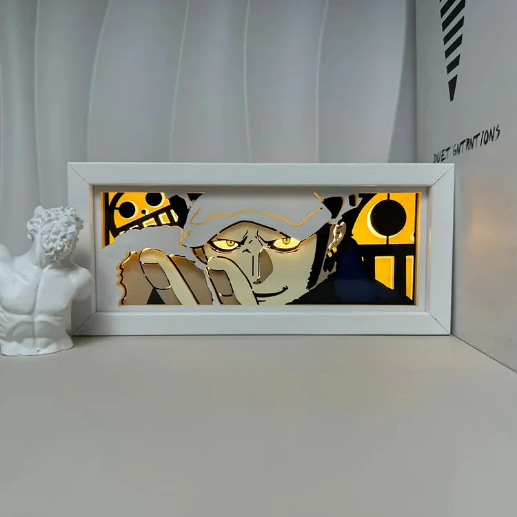 3D LED Box Light - One Piece-Trafalgar D. Water Law