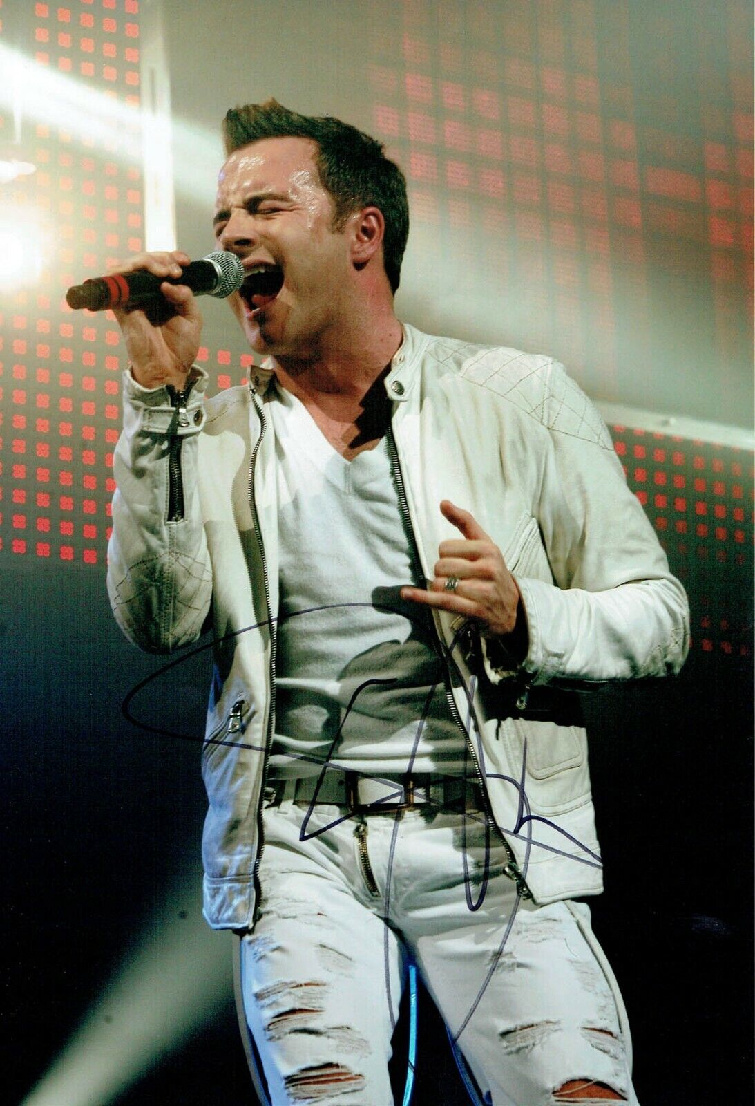 Shane FILAN Signed Autograph 12x8 Photo Poster painting A AFTAL COA Irish Singer Westlife