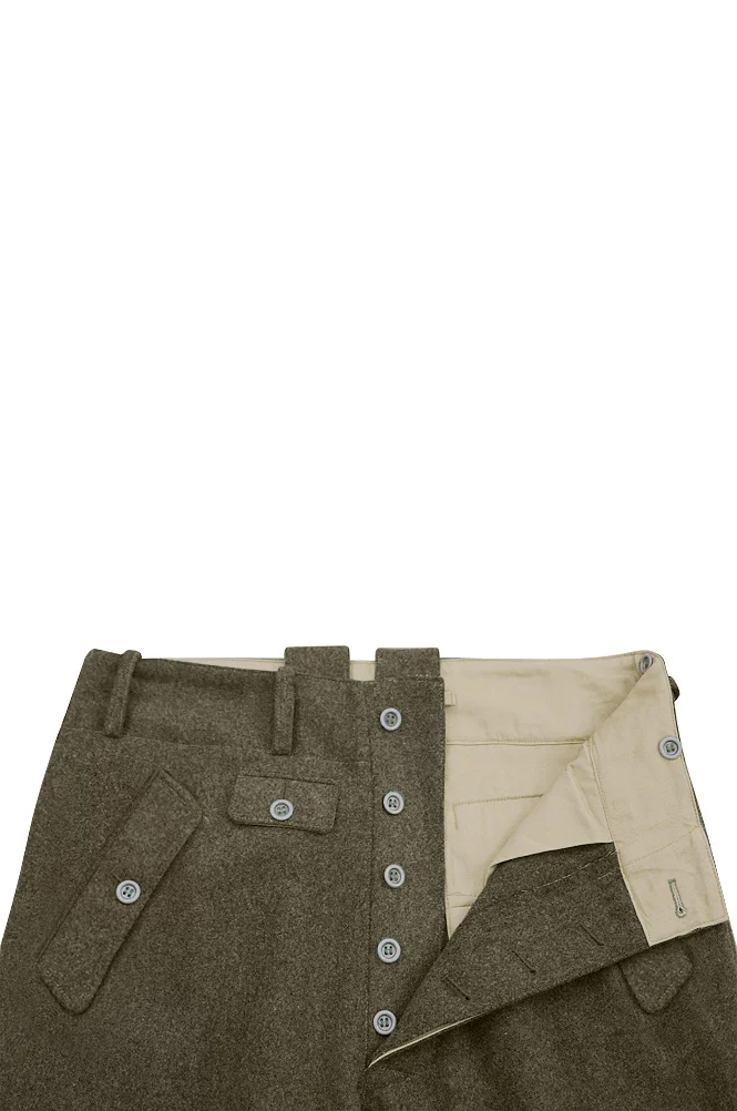   Wehrmacht German M1944 Brown Wool Trousers German-Uniform