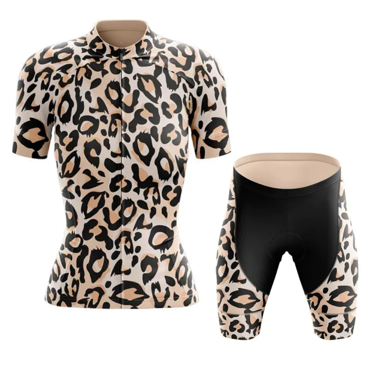 Snow Leopard Women's Short Sleeve Cycling Kit