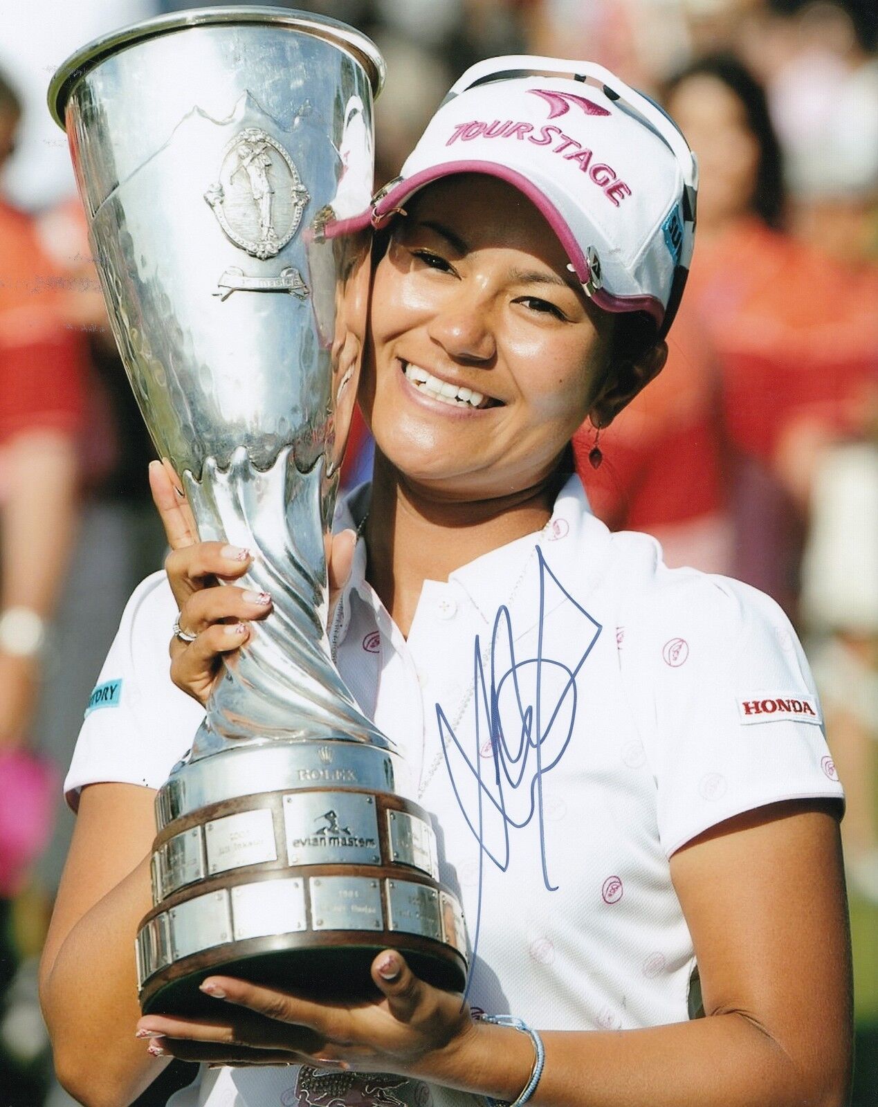 AI MIYAZATO signed LPGA WOMENS GOLF 8X10 Photo Poster painting W/COA JAPAN EVIAN MASTERS #1