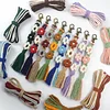 Daisy Flower Keychain Making Kits with Instruction Macrame Keychain Kit DIY Macrame Kits for Beginners Adults Handbags DIY Ornament Decor