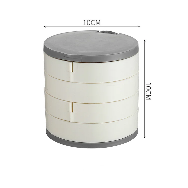 Multilayer rotating jewelry box