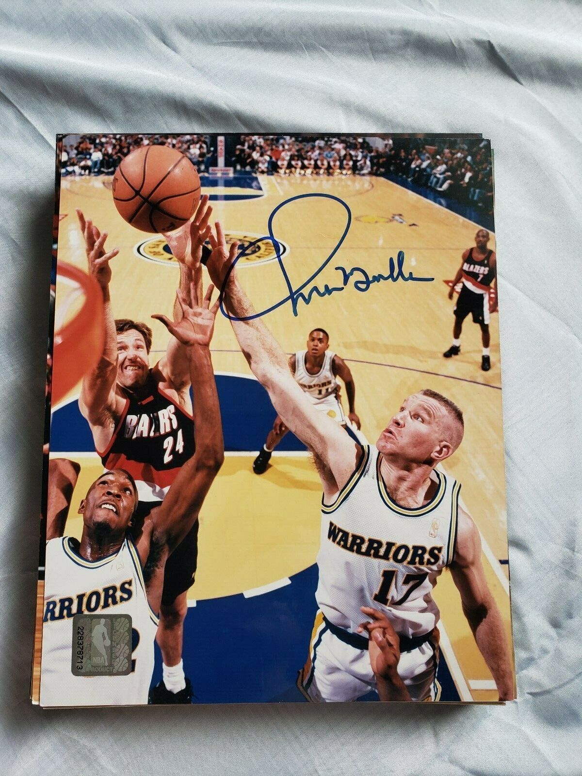 CHRIS MULLIN GOLDEN STATE WARRIORS SIGNED AUTOGRAPHED Photo Poster painting FILE 8x10 COA STJOHN