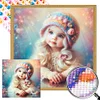 Diamond Painting-Round AB Drill Baby Angel(35*35 CM)