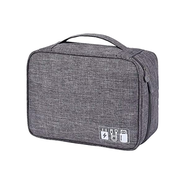 VRIGOO Portable Travel Cable Organizer Storage Bag