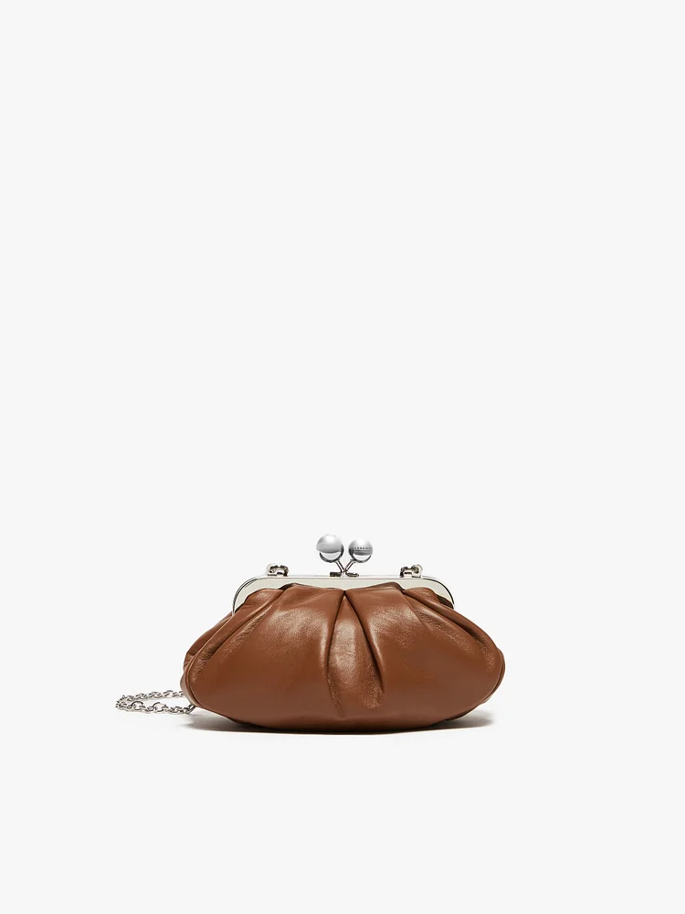 Small Pasticcino Bag in nappa leather - TOBACCO