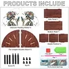 DIY Diamond Painting Kit dreieckige Organizer Box Sch&auml;del Holz Aufbewahrungsbox