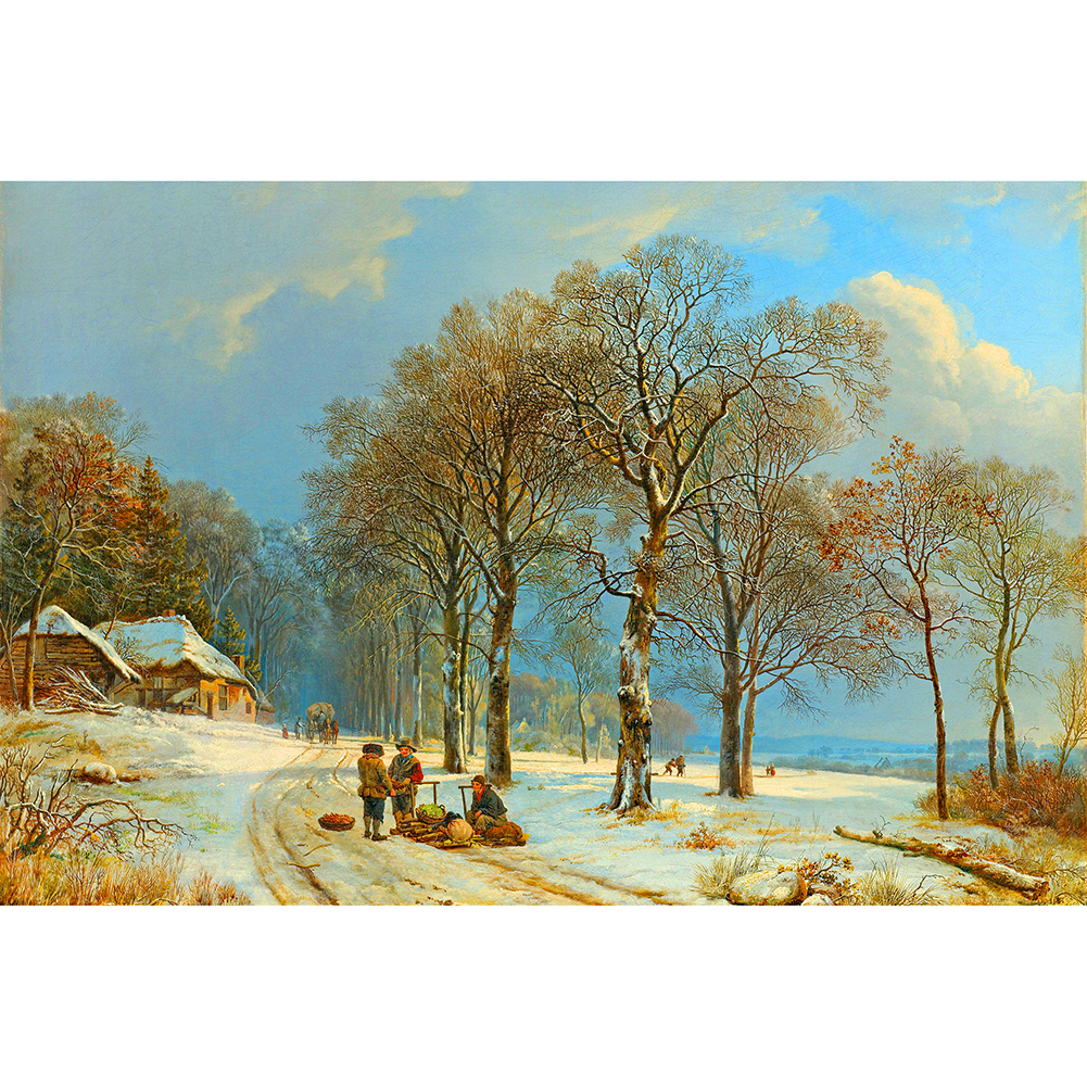

Snow Tree - 1000 Pieces Jigsaw Puzzle, 501 Original