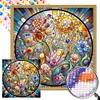 Diamond Painting -DIY Round Drill Partial AB Flower(40x40 CM)