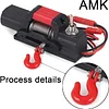 AMK 1/10 Plastic Mini Electric Winch with Control Switch for RC Crawler TRX4 Axle SCX10 RC TF2 Tamiya CC01 Capo JIMNY
