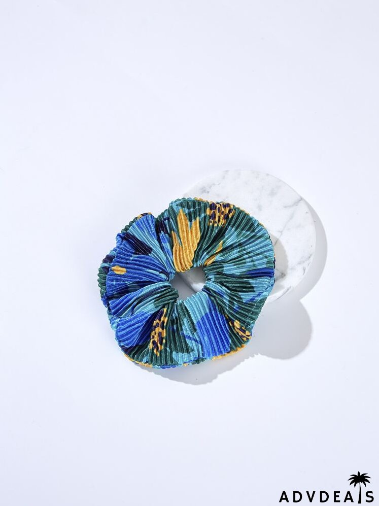 Color Block Scrunchie