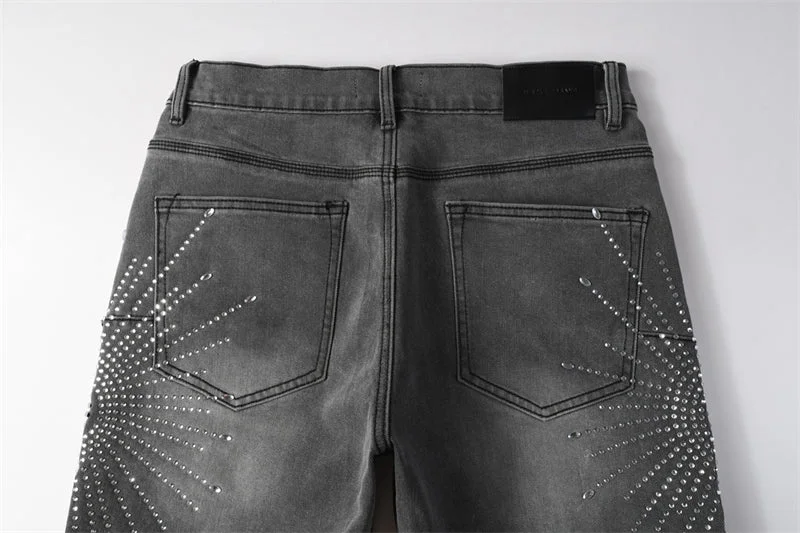 PURPLE  Fashion Jeans 5094