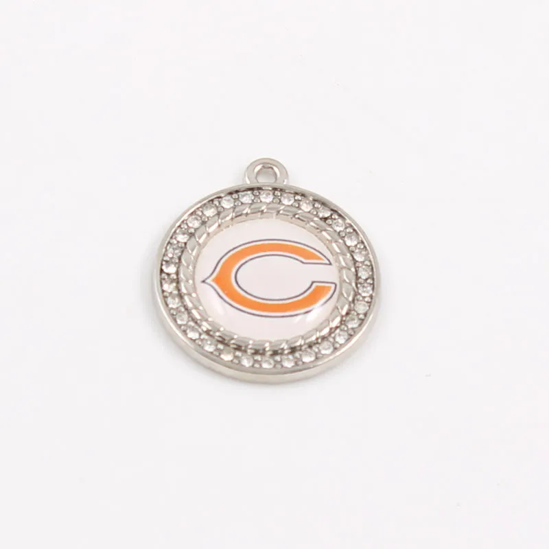 1 Piece 27.6*24.3mm Alloy Rhinestones Totem Pendant