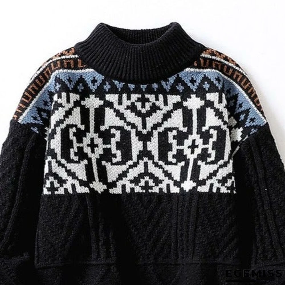 Men's Half High Neck Sweater | EGEMISS