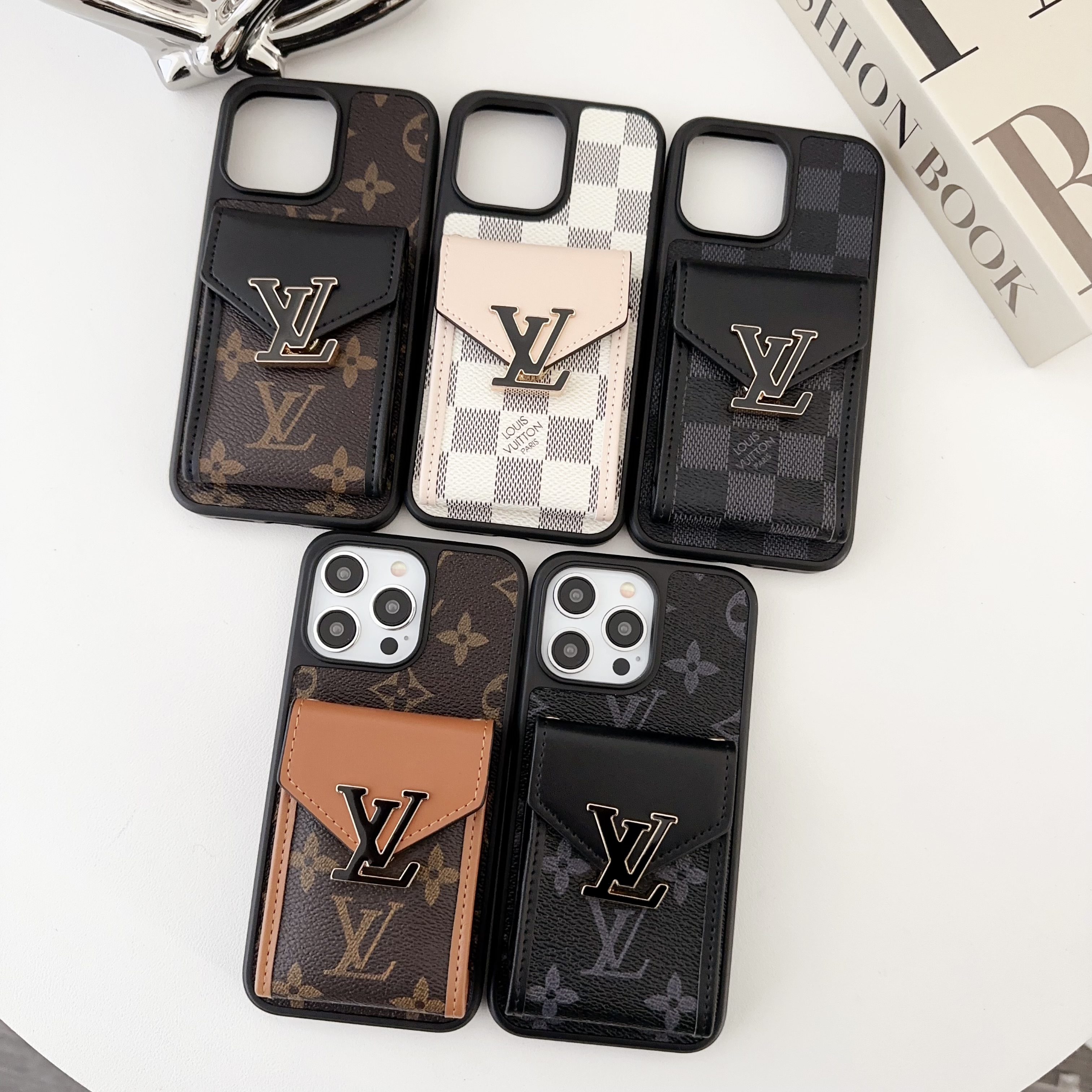 lockme tender LV bag Apple iPhone wallet cases fashion
